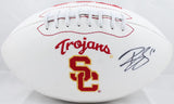 Brian Cushing Autographed USC Trojans Logo Football- JSA W Auth *Right