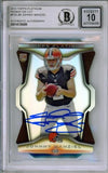 2014 Topps Platinum Die Cut #PDCJM Johnny Manziel RC Cleveland Browns BAS Auto