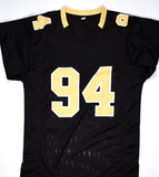 Cameron Jordan Autographed Black Pro Style Jersey-Beckett Hologram *Black