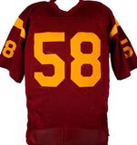 Lofa Tatupu Autographed Maroon College Style Jersey- Beckett Hologram *Black