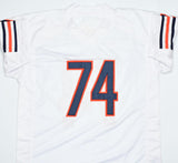 Jimbo Covert Autographed White Pro Style Jersey w/ HOF - Prova *Silver