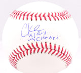 Chuck Knoblauch Autographed Rawlings OML Baseball w/91 ROY WS Champs- Beckett W