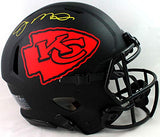 Joe Montana Signed Chiefs F/S Eclipse Authentic Helmet - Beckett W Auth *Yellow