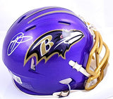 Odell Beckham Jr. Autographed Ravens Flash Speed Mini Helmet- Beckett W Hologram