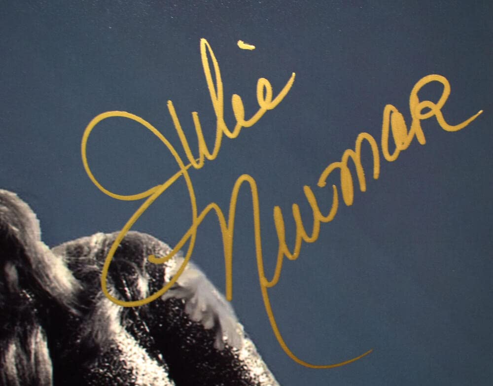 Julie Newmar Autographed 11x14 Catwoman Lean Photo -Beckett W