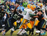 Cliff Avril Autographed 8x10 Seattle Seahawks Against Packers Photo- JSA W Auth