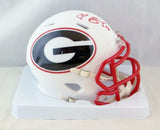 Champ Bailey Autographed Georgia Bulldogs AMP Speed Mini Helmet-JSA W Auth *Red