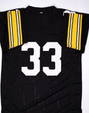 Merrill Hoge Autographed Black Pro Style Jersey- Beckett Hologram *Black