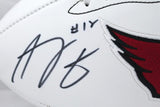 AJ Green Autographed Arizona Cardinals Logo Football- Beckett W *Black