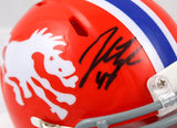 John Lynch Signed Denver Broncos 1966 Speed Mini Helmet *Front-Beckett W Holo