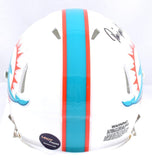 Dwight Stephenson Autographed Miami Dolphins Speed Mini Helmet - Prova *Black