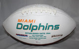 Jason Taylor Autographed Miami Dolphins Logo Football W/ HOF- JSA Witnessed