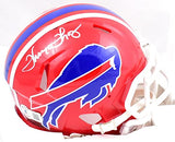 Thurman Thomas Autographed Buffalo Bills 87-01 Speed Mini Helmet- Beckett W Holo