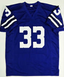 Tony Dorsett Autographed Blue Pro Style Jersey w/ HOF- Beckett W Auth *R3