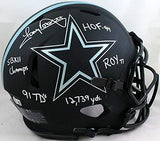 Tony Dorsett Signed Cowboys F/S Eclipse Speed Authentic Helmet w/ 5 Insc-Beckett