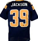 Steven Jackson Autographed Blue Pro Style Jersey - Beckett W Hologram *Black