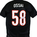 Joseph Ossai Autographed Black Pro Style Jersey-Beckett W Hologram