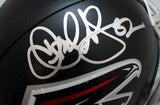 Jamal Anderson Autographed Falcons Mini Helmet- JSA W *Silver