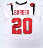 Ronde Barber Autographed White Pro Style Jersey - Beckett W Hologram *Black