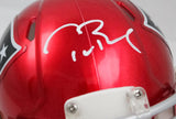 Tom Brady Signed New England Patriots Flash Speed Mini Helmet- Fanatics/LOA