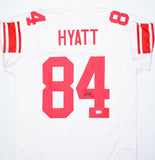 Jalin Hyatt Autographed White Pro Style Jersey- Beckett W Hologram *Black