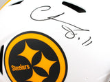 Chase Claypool Autographed Steelers Lunar Authentic F/S Helmet- Beckett W *Black