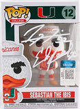 Ray Lewis Ed Reed Signed Miami Hurricanes Funko Pop Figurine #12- Beckett W Holo