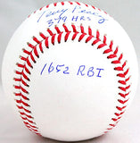 Tony Perez Autographed Rawlings OML Baseball w/3 Insc.-Beckett W Hologram