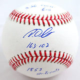 Roy Oswalt Autographed Rawlings OML Baseball w/3 Inscriptions- JSA W *Blue