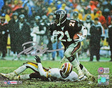 Deion Sanders Autographed Atlanta Falcons 8x10 Rain HM Photo- Beckett W *Silver