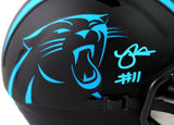 Robby Anderson Signed Carolina Panthers Eclipse Mini Helmet - Beckett W Auth