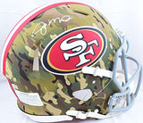 Joe Montana Signed San Francisco 49ers F/S Camo Speed Authentic Helmet-Fanatics