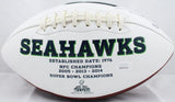 Brian Bosworth Autographed Seattle Seahawks Logo Football- JSA Witnessed Auth