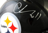 Chase Claypool Signed Steelers F/S Speed Authentic Helmet-Beckett W Auth *Silver