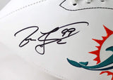 Jason Taylor Autographed Miami Dolphins Logo Football - JSA W Auth *Black