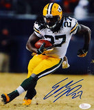 Eddie Lacy Autographed Green Bay Packers 8x10 Running Photo- JSA Witnessed Auth