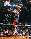 Steve Francis Signed Rockets 16x20 FP Photo Dunking vs Kings- Beckett Witness