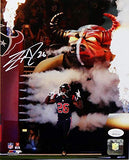 Lamar Miller Signed Houston Texans 8x10 Smoke and Flames PF Photo- JSA W Auth