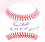 Paul O'Neill Autographed Rawlings OML Baseball w/4x WS Champ - Beckett W Holo