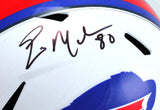 Eric Moulds Autographed Buffalo Bills F/S  Speed Helmet-Beckett W Hologram