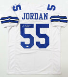 Lee Roy Jordan Autographed White Pro Style Jersey- JSA Witnessed Auth *L5