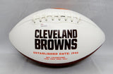 Corey Coleman Autographed Cleveland Browns Logo Football- JSA Witnessed Auth