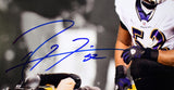 Ray Lewis Signed Baltimore Ravens 16x20 Over Roethlisberger Photo-Beckett W Holo