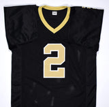 Aaron Brooks Autographed Black Pro Style Jersey- Beckett Hologram *Black