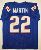 Doug Martin Signed / Autographed Blue W/ Orange College Style Jersey- JSA Auth