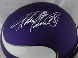 Adrian Peterson Autographed Minn Vikings F/S Satin Helmet - JSA W/Fanatics Auth