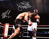 Buster Douglas Mike Tyson Signed 16x20 v. Tyson KO Photo w/Tyson KO #2-BAW Holo