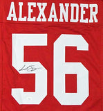 Kwon Alexander Autographed Red Pro Style Jersey - JSA W Auth *5