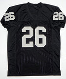 Rod Woodson Autographed Black Pro Style Jersey with HOF- JSA Witness Auth *M2