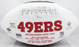 Anquan Boldin Autographed San Francisco 49ers Logo Football- JSA W Auth